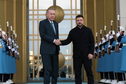 Cumhurbaşkanı Erdoğan, Vladimir Zelensky ile bir araya geldi